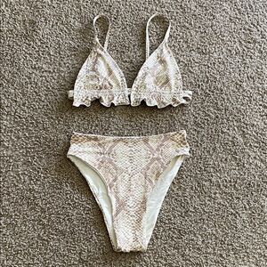 Balance Athletica (Vitality) Snakeskin Print Bikini Set